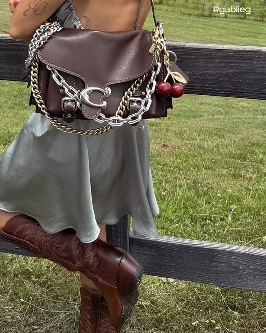 Coach bag charms and accessories