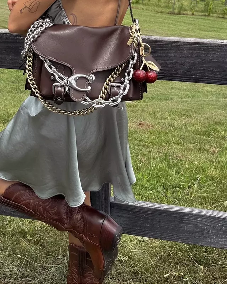 Coach bag charms and accessories