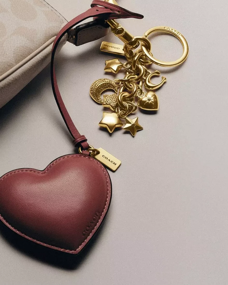 Coach bag charms and accessories